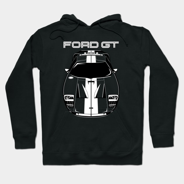 Ford GT - 2005-2006 - White Stripes Hoodie by V8social